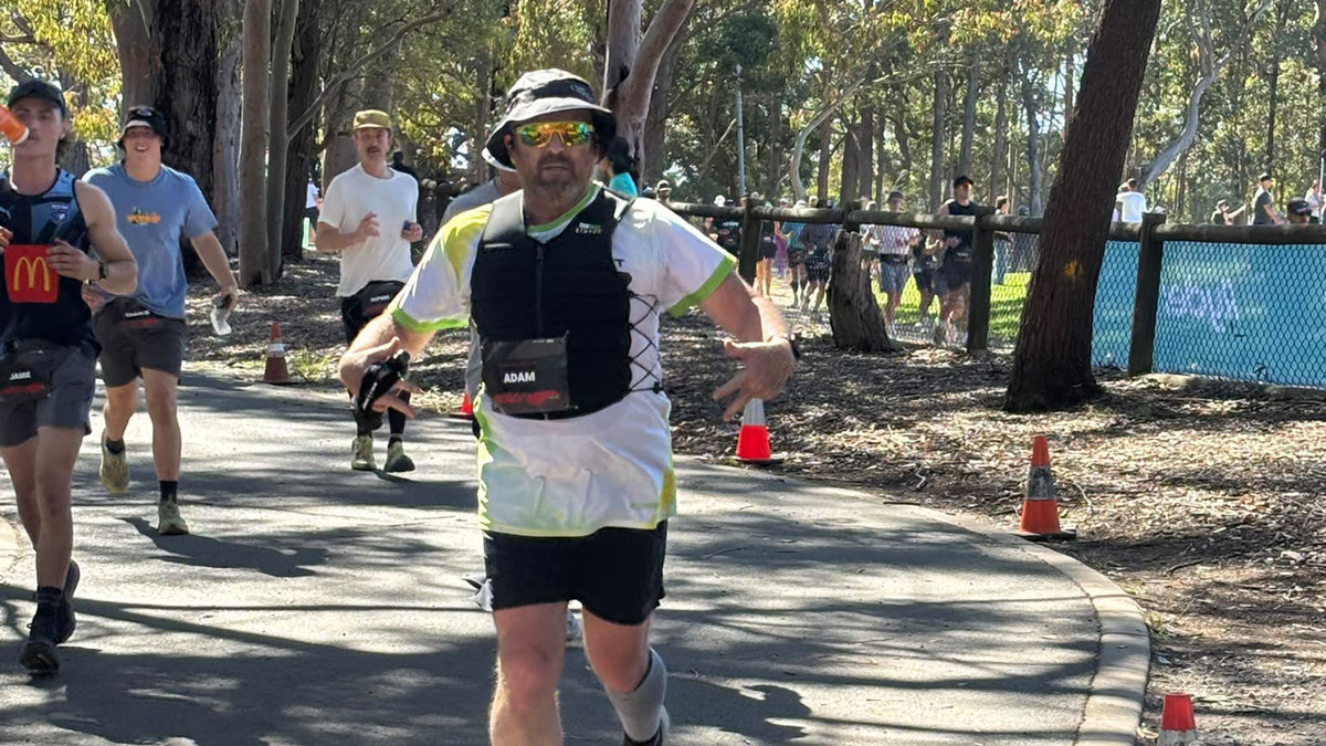 Running with a weighted vest
